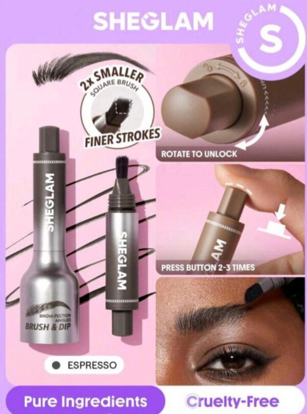 Sheglam Eyebrow Gel Brush and Dip Espresso