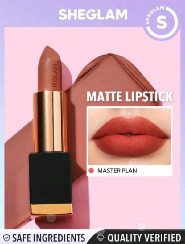 Sheglam Long Lasting Matte Lipstick Maser Plan