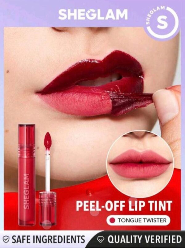 Shein Sheglam Peel Off Lip Tint Tongue Twsiter